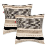 · REDEARTH · Handmade Boho Throw Pillow Covers - Bohemian Chic Farmhouse Style - Accent Woven Indoor and Outdoor Pillow Cushion Cases for Couch, Bed, Chair, Sofa, Bench – Set of 2-18