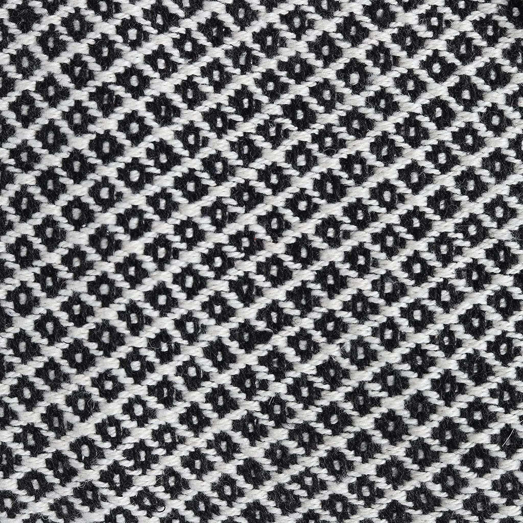 REDEARTH Classic Throw Blanket -medium weight soft lap blanket for sofa bed couch chairs loveseats car, living, indoor/ outdoor use 100% Cotton (50"x60"; Dark Gray)