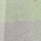 REDEARTH Classic Throw Blanket -Twill medium weight soft lap bed throw for sofa bed couch chairs loveseats car, living, indoor/ outdoor use 100% Cotton (50"x60"; Plaids Kiwi)