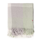 REDEARTH Classic Throw Blanket -Twill medium weight soft lap bed throw for sofa bed couch chairs loveseats car, living, indoor/ outdoor use 100% Cotton (50"x60"; Plaids Kiwi)