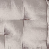 · REDEARTH · Velvet Floor Pillows-Premium Rayon Cotton Velvet Washable Plush Extra Soft Square seat Cushion with Handle for Dining, Patio, Office, Hardwood Floor (18x18x4; Light Gray) Single Pack