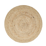 REDEARTH Jute Braided Pouf Ottoman Jute Natural