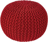 REDEARTH Poufs & Ottomans Red-S49