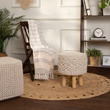 REDEARTH Herringbone Throw Blanket Plush Stripes