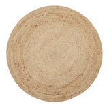 REDEARTH Braided Jute Area Rug 3' (Round)