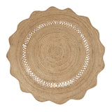 REDEARTH Braided Jute Area Rug 5' (Round)