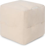 REDEARTH Tufted Cube Pouf Ottoman with Filler Pouf Filler
