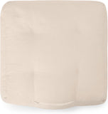 REDEARTH Tufted Cube Pouf Ottoman with Filler Pouf Filler