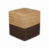 REDEARTH Poufs & Ottomans Natural Acorn Cube-S23