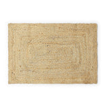 REDEARTH Braided Jute Area Rug 2' x 3' (Rectangular)