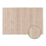 REDEARTH Braided Jute Area Rug 5' x 8' (Rectangular)