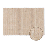 · REDEARTH · Jute Cotton Area Rug - 2'x3' Rectangular Rug, Sustainable Handwoven, Non-Shedding, Soft & Durable – Reversible, Neutral Tones for Home Décor in Living Room, Dining Room, Bedroom, Set of 2