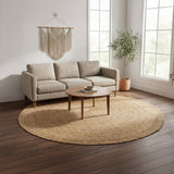 REDEARTH Braided Jute Area Rug 8' (Round)