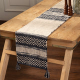 REDEARTH Table Runner - Hand Woven Exquisite Artisan Made Boho Decorative Table Runner for Dining Table, Coffee Table, Console, Dresser - 100% Cotton (13