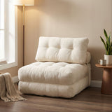 REDEARTH Boneless Folding Sofa Bed — Cielo Chenille Ivory
