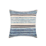 REDEARTH Tufted Boho Throw Pillow Covers Serenity Twill Indigo