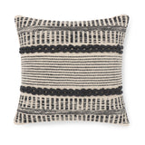 REDEARTH Tufted Boho Throw Pillow Covers Chevron Gage Dark Gray
