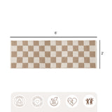 · REDEARTH · Jute Cotton Area Rug - 2'x6' Rectangular Rug, Sustainable Handwoven, Non-Shedding, Soft & Durable – Reversible, Neutral Tones for Home Décor in Living Room, Dining Room, Bedroom, Set of 2