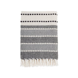 REDEARTH Herringbone Throw Blanket Plush Stripes