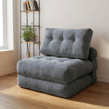 REDEARTH Boneless Folding Sofa Bed — Cielo Chenille Dark Gray