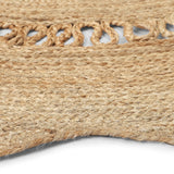 REDEARTH Braided Jute Area Rug 5' (Round)