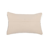 REDEARTH · Boho Textured Throw Pillow Cushion Covers- Lumbar Woven Tufted Decorative Farmhouse Cases Set for Couch, Sofa, Bed, Chair, Dining, Patio, Outdoor; 100% Cotton (12"x20", Gray) Pack of 2