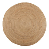REDEARTH Braided Jute Area Rug 10' (Round)