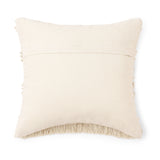· REDEARTH · Boho Textured Throw Pillow Cushion Covers - Woven Tufted Decorative Farmhouse Cases Set for Couch - Bed - Chair - Dining - Patio - Outdoor - 100% Cotton (18"x18" - Natural) Pack of 2