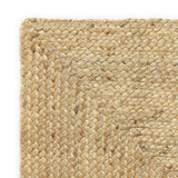 REDEARTH Braided Jute Area Rug 2' x 3' (Rectangular)