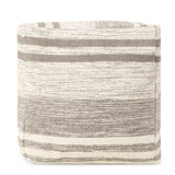 REDEARTH Tufted Cube Pouf Ottoman with Filler Melange Delight Taupe With Filler