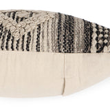 REDEARTH Tufted Boho Throw Pillow Covers Diamond Virgule Black