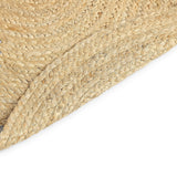 REDEARTH Braided Jute Area Rug 2' x 3' (Oval)