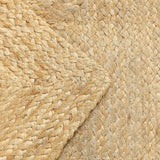 · REDEARTH · Rectangular Area Rug - 2'x3' Braided Natural Jute with Non-Skid Backing - Handwoven Boho Rug for Bedroom, Kitchen, Living Room - Farmhouse Aesthetic Home Decor - Durable Handmade Rug