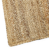 · REDEARTH · Rectangular Area Rug - 6'x9' Braided Natural Jute - Artisan Made Boho Jute Rugs for Bedroom - Kitchen - Living Room - Farmhouse - Aesthetic Home Decor- Handmade Vintage Décor