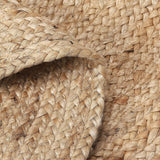 REDEARTH Braided Jute Area Rug 4' (Round)