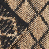 · REDEARTH · Jute Cotton Area Rug - 2'x3' Rectangular Rug, Sustainable Handwoven, Non-Shedding, Soft & Durable – Reversible, Neutral Tones for Home Décor in Living Room, Dining Room, Bedroom, Set of 2