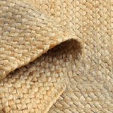 REDEARTH Braided Jute Area Rug 2' x 3' (Rectangular)