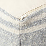 REDEARTH Tufted Cube Pouf Ottoman with Filler Melange Delight Gray With Filler