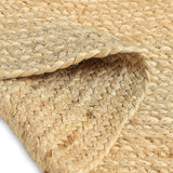 REDEARTH Braided Jute Area Rug 2' x 3' (Oval)