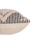 REDEARTH Tufted Boho Throw Pillow Covers Diamond Medley Black