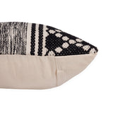 REDEARTH Tufted Boho Throw Pillow Covers Mosaic Trellis Black