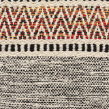 REDEARTH Tufted Cube Pouf Ottoman with Filler Motley Bohemia Multi With Filler