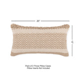 REDEARTH Tufted Boho Throw Pillow Covers Chevy