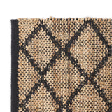· REDEARTH · Jute Cotton Area Rug - 2'x3' Rectangular Rug, Sustainable Handwoven, Non-Shedding, Soft & Durable – Reversible, Neutral Tones for Home Décor in Living Room, Dining Room, Bedroom, Set of 2
