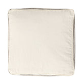 REDEARTH Tufted Cube Pouf Ottoman with Filler Melange Delight Taupe With Filler