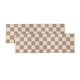 REDEARTH Braided Jute Area Rug 2'x 6' (Rectangular) Gridstone Natural