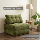 REDEARTH Boneless Folding Sofa Bed — Cielo Chenille Olive