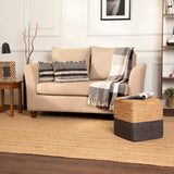 REDEARTH Tufted Boho Throw Pillow Covers Char Delineate Black