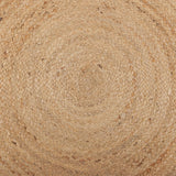 REDEARTH Braided Jute Area Rug 5' (Round)