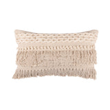 REDEARTH Tufted Boho Throw Pillow Covers Contructed Frill